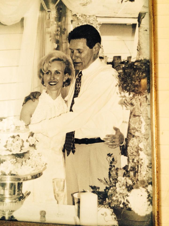 Brian's parents at their wedding